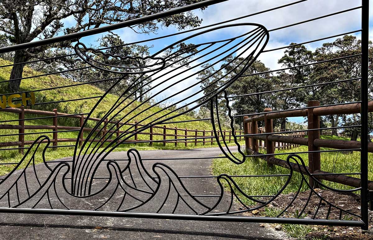 Custom residential metal work in South Kona
